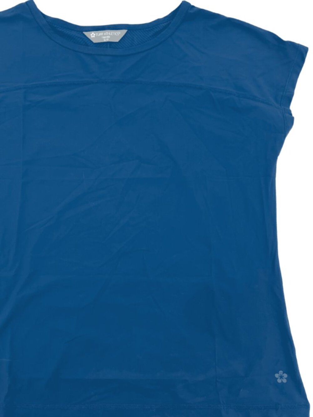 Tuff Athletics Royal Blue Short Sleeve Activewear Workout Top